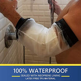 FIGHTECH PICC Line Shower Cover | Available in 3 Sizes | Reusable IV & PICC Line Sleeve | Waterproof Cast Cover for Elbow | PICC Line Covers for Upper Arm Wound (Weight: 170-250 pounds)