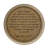 Sand + Paws Scented Candle - California Beach Houses –Luxurious Air Freshening Jar Candles Neutralize pet Odors and Enhance Home décor – 100% Cotton Lead-Free wicks-12oz