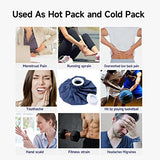 BICAREE Ice Packs for Injuries Reusable, Ice Cold Pack, Ice Bags Hot Water Bag for Hot & Cold Therapy and Pain Relief, 3 Ice Packs, 3 Sizes (6"/9"/11"), No-Leak Elastic Breathable Ice Bag