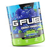 G Fuel Faze Rug Energy Powder, Sugar Free, Clean Caffeine Focus Supplement, Water Mix, Sour Blue Raspberry Flavor, with Focus Amino, Vitamin + Antioxidants Blend - 10.44 oz (40 Servings)