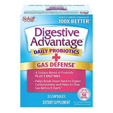Fast Acting Enzymes Plus Daily Probiotic Capsules, Digestive Advantage (32 Count In A Box) - Helps Support Breakdown Of Hard To Digest Foods & Helps Prevent Gas*, Supports Digestive & Immune Health*