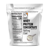It's Just! - 100% Whey Protein Concentrate, Made in USA, Premium WPC-80, No Added Flavors or Artificial Sweeteners (Original/Unflavored, 3 Pound (Pack of 1))