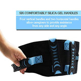 BRMDT Gait Belts Transfer Belts With Handle, Seat Belt for Wheel Chair - Safety Gait Patient Assist-Lift Gait Belt Transfer Belt with Handles, One-click Quick Release Locking Buckle (31"-54")