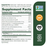 MegaFood Balanced B Complex - B Complex Vitamin Supplement Helps Support Cellular Energy - Vitamin B12, Vitamin B6 & Folate, - Vegan, Kosher, Non GMO - Made Without 9 Food Allergens - 30 Tabs