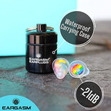Eargasm High Fidelity Ear Plugs for Concerts Musicians Motorcycles Noise Sensitivity Conditions and More (Premium Gift Box Packaging) (Rainbow)
