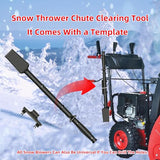 BiLLNE 731-2643 Snow Thrower Chute Clearing Tool Compatible with for MTD Snow Blower Shovel Chute Replacement Parts