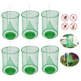 6 Pack Ranch Fly Trap, Disposable Fly Traps Outdoors, Stable Horse Fly Trap, Farm Fly Trap Catcher Killer for Farm/Orchard