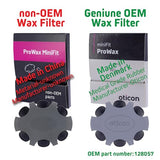 3 Packs MiniFit ProWax Filters for Oticon Alta 2 and Alta Pro 2, Nera, and Ria and Newer Receiver in The Ear Model Hearing aids by Oticon. (3)