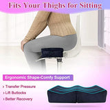 AOSSA BBL Brazilian Butt Lift BBL Pillow After Surgery for Butt Sitting BBL Supplies Post Surgery Pillow Booty Driving Car Plane Seat Chair Buttlift Foam Buttocks Recovery Cushion