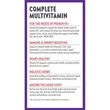New Chapter Women's Multivitamin 50 Plus for Cellular Energy, Heart & Immune Support with 20+ Nutrients + Astaxanthin - Every Woman's One Daily 55+, Gentle on The Stomach, 48 Count
