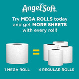 Angel Soft Toilet Paper, 6 Double Rolls, 6 = 12 Regular Bath Tissue Rolls