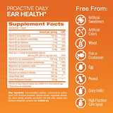 Proactive Daily Ear Health Supplement by Lipo-Flavonoid, Promotes Long Term and Supports Optimal Auditory Function and Cognitive Health, 40 Caplets