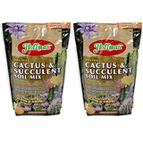 Hoffman 10404 Organic Cactus and Succulent Soil Mix, 4 Quarts, 2 Pack