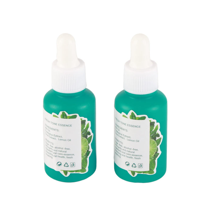 2pcs Bad Breath Eliminating Serum, Herbal Extract, Portable Mouth Smell Removing Drops