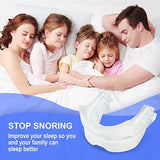 Anti Snoring Mouth Guard,Anti Snoring Mouthpiece,Anti-Snoring Device,Snoring Solution Comfortable and Adjustable Helps Stop Snoring for Men Women