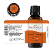 Plant Therapy Sweet Orange Organic Essential Oil 100% Pure, USDA Certified Organic, Undiluted, Natural Aromatherapy, Therapeutic Grade 30 mL (1 oz)