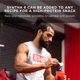 BSN Syntha-6 Whey Protein Powder, Cold Stone Creamery- Germanchökolätekäke Flavor, Micellar Casein, Milk Protein Isolate Powder, 25 Servings