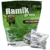 Neogen 698782 Green Ramik Nuggets Place Pack Pouch, 1/2 in Bait