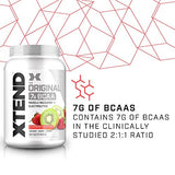 XTEND Original BCAA Powder Strawberry Kiwi Splash | Sugar Free Post Workout Muscle Recovery Drink with Amino Acids | 7g BCAAs for Men & Women | 90 Servings