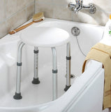 HEALTHLINE Shower Chair for Inside Shower Adjustable Height - Bath Seat Shower Bench for Seniors - Bathroom Stool Lightweight Non-Slip Seat