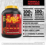 Mutant ISO Surge Whey Protein Isolate Powder Acts Fast to Help Recover, Build Muscle, Bulk and Strength, 1.6 lb - Chocolate Fudge Brownie