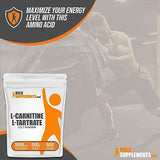 BULKSUPPLEMENTS.COM L-Carnitine L-Tartrate Powder - Carnitine Supplement, L-Carnitine Tartrate, L Carnitine 1000mg - Amino Acids Supplement, Gluten Free, 1000mg per Serving, 500g (1.1 lbs)