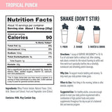 Isopure Protein Powder, Clear Whey Isolate Protein, Post Workout Recovery Drink Mix, Gluten Free with Zero Added Sugar, Infusions- Tropical Punch, 16 Servings