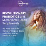 Microbiome Labs MegaSporeBiotic Probiotics for Digestive Health - Mens & Womens Probiotic Nutritional Supplements with Spore Based Bacillus Coagulans & Bacillus Subtilis for Gut Health (180 Capsules)