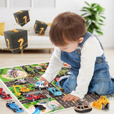 2023 Advent Calendar Kids 24pcs Play Vehicles for Boys, Christmas Gifts 24 Days Christmas Countdown Calendar for 3 4 5-7 8-12 Boys and Girls