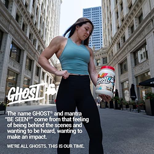 GHOST Whey Protein Powder, Peanut Butter Cereal Milk 2LB Tub, 26G of