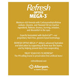 Refresh Optive Mega-3 Lubricant Eye Drops, Preservative-Free, 0.01 Fl Oz Single-Use Containers, 60 Count