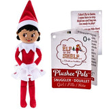 The Elf on the Shelf Plushee Pals Snuggler Girl Dark Skin 12"