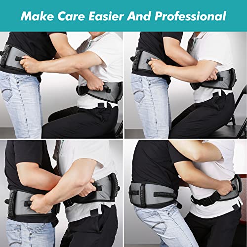 Gait Belt Transfer Belts with Padding Handles,Transfer Belts for Lifting Seniors with One-Click Buckle,Medical Nursing Gait Belt for Elderly,Patient,Pediatric,Handicap,Physical Therapy