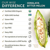 Himalaya Organic Bitter Melon/Karela Supplement, Glucose Metabolism, Weight Management, Glucose Response, USDA Certified Organic, Non-GMO, Vegan, 660 mg, 60 Plant-Based Caplets, 2 Pack, 60 Day Supply