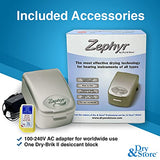 Zephyr by Dry & Store Hearing Instrument Dryer/Dehumidifier | for Care and Maintenance of Hearing Aids | Cochlear Processors | in-Ear Monitors