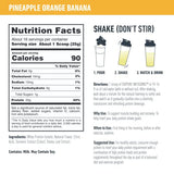 Isopure Protein Powder, Gluten Free, Whey Protein Isolate, Post Workout Recovery Drink Mix, Prime, Infusions- Pineapple Orange Banana, 16 Servings