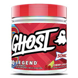 GHOST Legend V3 Pre-Workout Powder, Sonic Cherry Limeade- 30 Servings – Pre-Workout for Men & Women with Caffeine, L-Citrulline, & Beta Alanine for Energy & Focus - Free of Soy, Sugar & Gluten, Vegan