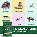TSCTBA Pest Control Pouches,Peppermint Pest and Rodent Repellent,Mice Repellent,Mouse/Rat/Repellent,Mosquito Repellent,Naturally and Strongly Repel Spider,Roach,Bugs,Insect,Ant, & Other Pests -10P