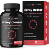 Kidney Cleanse Detox & Repair | 22-In-1 Kidney Health Supplement | Extra Strength 50:1 Cranberry Extract with Bioperine for Increased Absorption | Kidney & Urinary Tract Support & Flush Formula