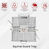 Predator Guard Squirrel Guard Trap - Humane Multi-Catch Trap, Attracts & Catches Multiple Squirrels in 1 Trap - Perfect for Indoor and Outdoor Use - Effective Squirrel Control to Protect your Property