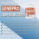 GENEPRO Protein: 45 Servings, Premium Protein for Absorption, Muscle Growth and Mix-Ability.