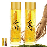 Ginseng Extract Liquid, Ginseng Extract Anti-Wrinkle Original Serum Oil, Korean Red Ginseng Essence for Anti Aging, Moisturizer, Fighting Collagen Loss, Reduces Wrinkles, Improves Sagging (2 bottles)