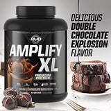 PMD Sports Amplify XL Premium Whey Protein Supplement Hydro Greens Blend - Glutamine and Whey Protein Matrix with Superfood for Muscle, Strength and Recovery - Double Chocolate Explosion (48 Servings)