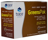 Trace Minerals | Greens Pak Chocolate| Supports Energy, Metabolism, Digestion, & Gut Health | Chocolate Flavor | 0.26 oz