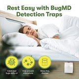 BugMD Bed Bug Trap (1 Pack, 12 Traps) - Interceptors, Bed Bug Prevention, Glue Traps, Insect Trap Indoor, Bed Bug Sticky Traps