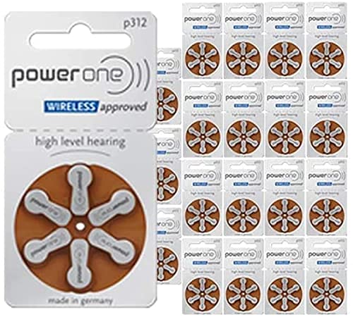 Power One Size P312, 2 Pack (120 Batteries)