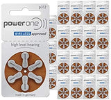 Power One Size P312, 2 Pack (120 Batteries)
