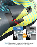 Snow Tube with Towable Leash, Airsfish 2 Seats Inflatable Snow Sled for Kids and Adults Heavy Duty Cover Wear-Resistant&Antifreeze Material Sledding Tubes for Winter Skating Sports