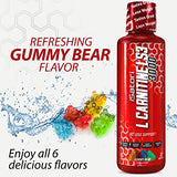 iSatori L-Carnitine LS3 3000, Gummy Bear Flavor, Liquid L-Carnitine with Acetyl L-Carnitine, L-Carnitine L-Tartrate, Stimulant Free Pre Workout, No Calories, Sugar, Gluten, Keto-Friendly (32 Servings)