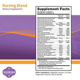 Milkies Fairhaven Health Nursing Blend Vegetarian Supplement for Breastfeeding Women, Lactation Support with 2 Grams Fenugreek Capsules for Moms - 1 Month Supply